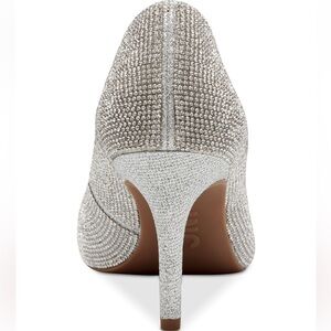 INC International Concepts Women's Zitah Silver Embellished Pointed Toe Pumps